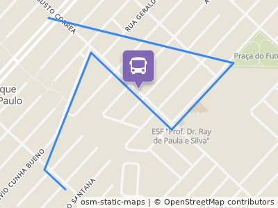 Mapa da parada