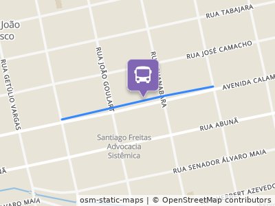 Mapa da parada