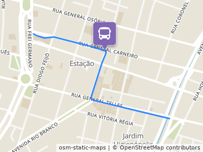 Mapa da parada