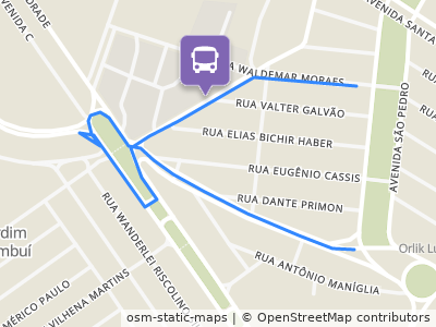Mapa da parada