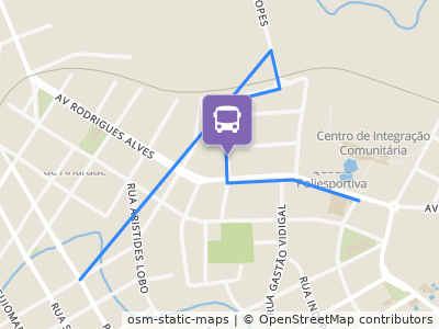 Mapa da parada