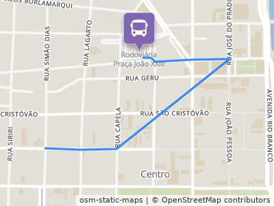 Mapa da parada