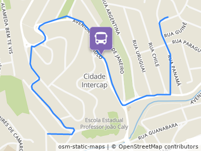 Mapa da parada