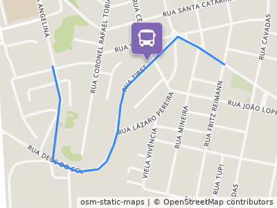 Mapa da parada