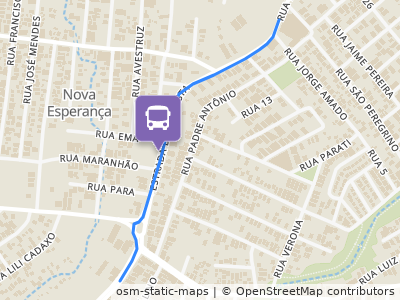 Mapa da parada