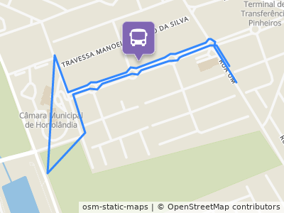 Mapa da parada