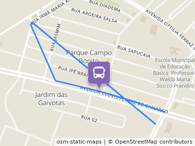 Mapa da parada