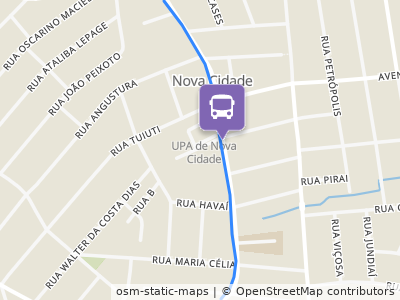 Mapa da parada
