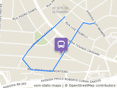 Mapa da parada