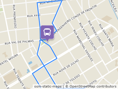 Mapa da parada