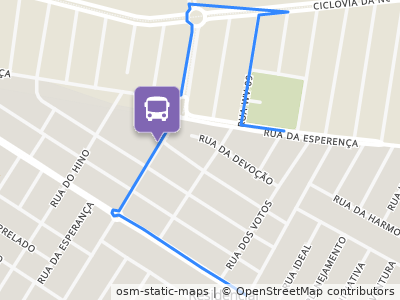 Mapa da parada