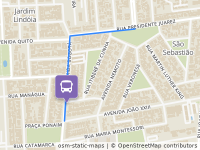 Mapa da parada