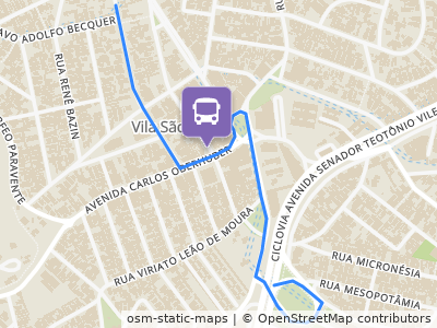 Mapa da parada