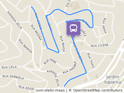 Mapa da parada