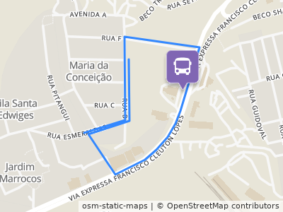 Mapa da parada
