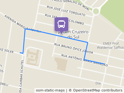 Mapa da parada