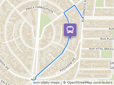 Mapa da parada
