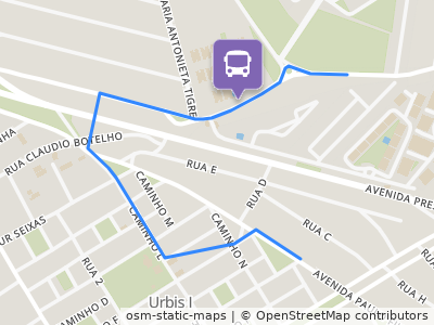 Mapa da parada