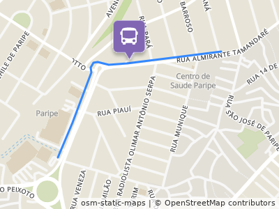 Mapa da parada