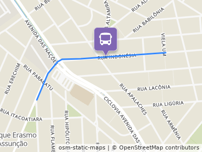 Mapa da parada