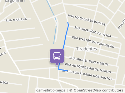 Mapa da parada