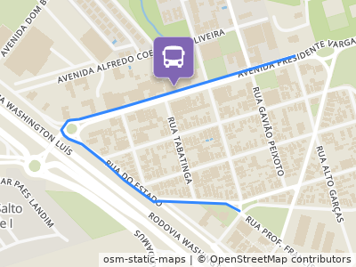 Mapa da parada