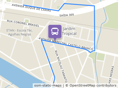 Mapa da parada