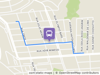 Mapa da parada