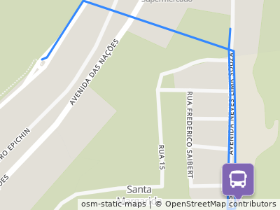 Mapa da parada