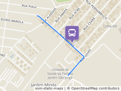 Mapa da parada