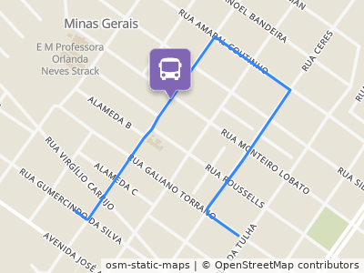 Mapa da parada