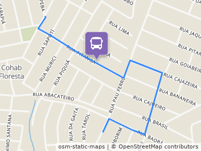 Mapa da parada