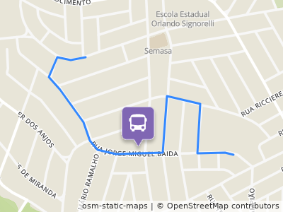 Mapa da parada