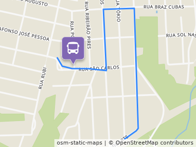 Mapa da parada