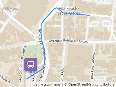 Mapa da parada