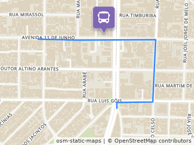 Mapa da parada