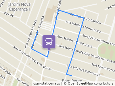 Mapa da parada