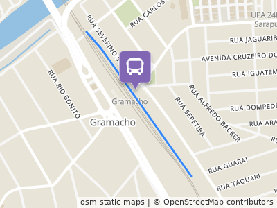 Mapa da parada