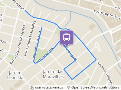 Mapa da parada