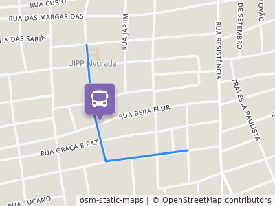 Mapa da parada