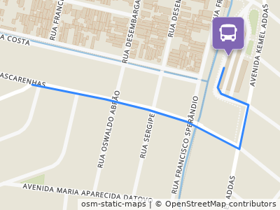 Mapa da parada