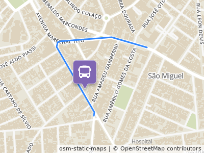 Mapa da parada