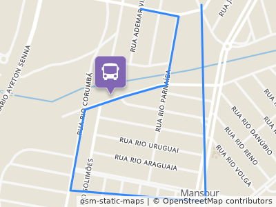 Mapa da parada