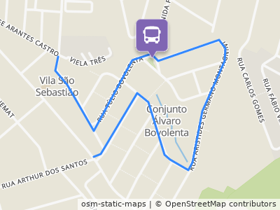 Mapa da parada