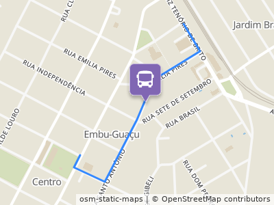Mapa da parada