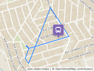 Mapa da parada