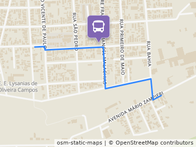Mapa da parada