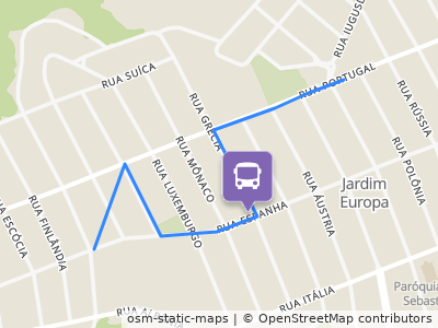 Mapa da parada