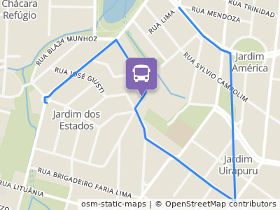 Mapa da parada