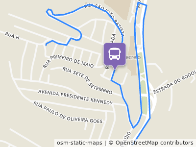 Mapa da parada